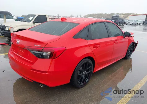 2024 Honda Civic Sport из США, поврежденный, VIN 2HGFE2F54RH502482